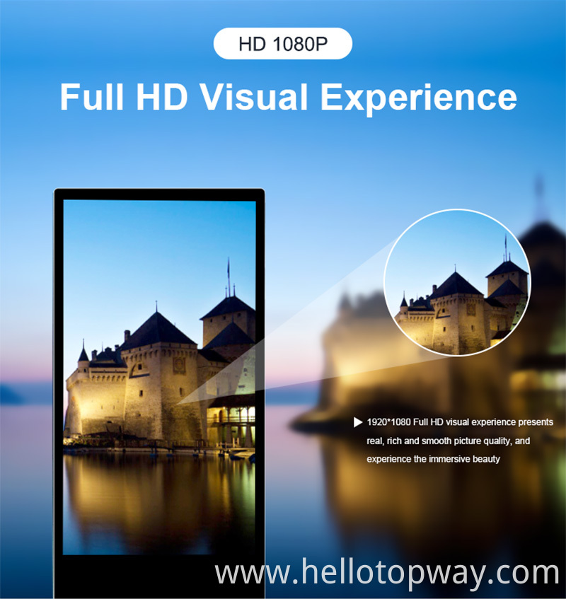 Floor Stand Advertising Screen